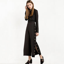 Load image into Gallery viewer, Magoloft™ Button Side Slit Pants