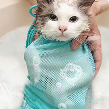 Load image into Gallery viewer, Multi-Functional Cat Grooming &amp; Bathing Mesh Bag