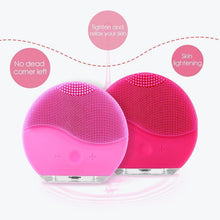 Load image into Gallery viewer, Electric Silicone Facial Cleansing Brush
