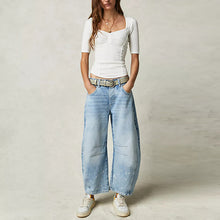 Load image into Gallery viewer, Mid-Rise Barrel Jeans