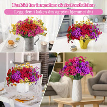 Load image into Gallery viewer, Kunstige kunstige blomster til innendørs og utendørs dekorasjoner