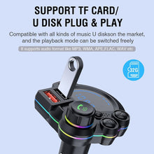 Load image into Gallery viewer, Bluetooth Car Charger with FM Transmitter