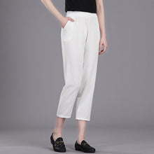 Load image into Gallery viewer, Cotton Linen Ankle Length Harem Pants