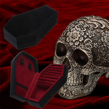 Load image into Gallery viewer, Gothic Coffin Jewelry Storage Box