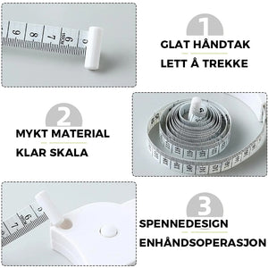 Selvmålebånd for kroppen