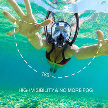 Load image into Gallery viewer, Swimming Snorkel Mask