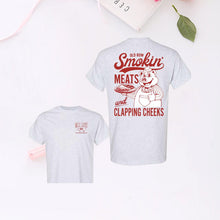 Load image into Gallery viewer, Old Row The Smokin' Meats Graphic 2 Sides T-shirt