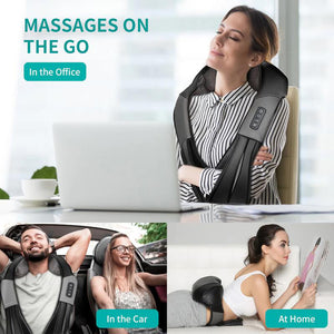 Red Light Heating Kneading Shoulder Massager