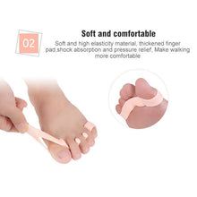 Load image into Gallery viewer, 5 Holes Silicone Pedicure Foot Care Tool,1Pair