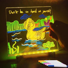 Load image into Gallery viewer, LED-notatbrett med farger