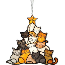 Load image into Gallery viewer, Juletre Suncatcher Ornament