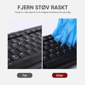 Rengjøringsgel for tastatur og bil