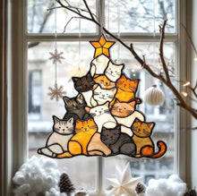 Load image into Gallery viewer, Juletre Suncatcher Ornament