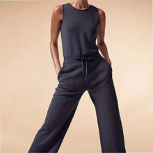 Load image into Gallery viewer, Sleeveless Solid Color Jumpsuit