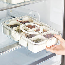 Load image into Gallery viewer, Multi-grid Clear Food Storage Box with Lid &amp; Handle