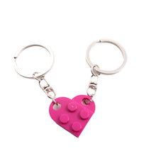 Load image into Gallery viewer, Cute Heart Shape Matching Brick Keychain For Couples
