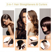 Load image into Gallery viewer, Hirundo 2-IN-1 Silky Hair Straightener &amp; Curling Iron