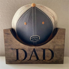 Load image into Gallery viewer, Dad Wooden Hat Holder