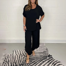 Load image into Gallery viewer, 2-Piece Sleeved Trouser Suit
