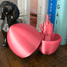 Load image into Gallery viewer, Funny 3D Printed Middle Finger Egg
