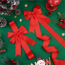 Load image into Gallery viewer, Christmas Door Bow Ribbon Decoration