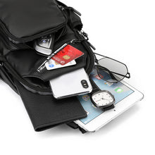 Load image into Gallery viewer, Men&#39;s Leather Film Water Bottle Chest Bag