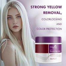 Load image into Gallery viewer, Collagen nourishing hair care deep repair purple hair mask