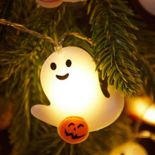 Load image into Gallery viewer, Ghost Pumpkin String Lights