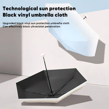 Load image into Gallery viewer, Mini Travel Size Rain Sun Umbrella