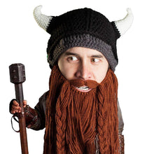 Load image into Gallery viewer, Knitted Viking Beard Hat