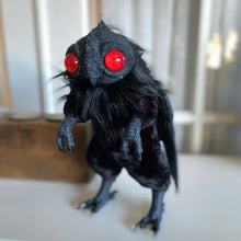 Load image into Gallery viewer, Mothman Baby Poseable Art Doll