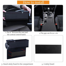 Load image into Gallery viewer, Multifunctional car seat storage box