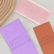 Load image into Gallery viewer, Car Registration &amp; Insurance Card Holder