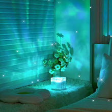Load image into Gallery viewer, Flame Northern Lights Rotating Mood Light
