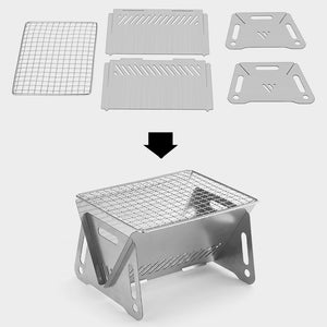 Stainless Steel Collapsible Grill