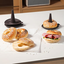 Load image into Gallery viewer, Easy-Bake Bagel Silicone Molds (6 pcs)