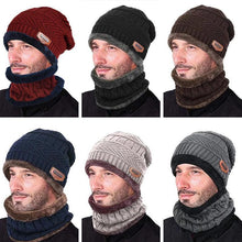 Load image into Gallery viewer, Warm Beanie Cap With Scarf