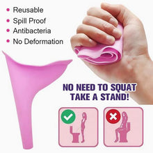 Load image into Gallery viewer, Reusable Squat-free Female Urinal