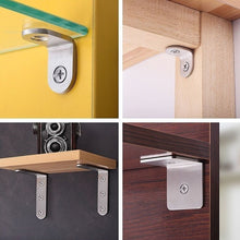 Load image into Gallery viewer, 4-Pack Stainless Steel Corner Braces
