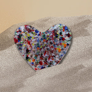 Pre-Sale Discount (50% OFF) >> Colorful Glass Pocket Heart