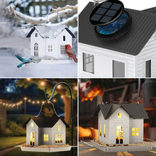 Load image into Gallery viewer, Outdoor hanging solar-powered bird feeder