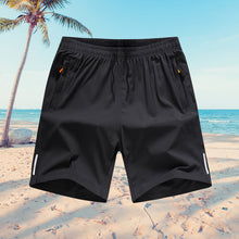 Load image into Gallery viewer, Loose Fit Athletic Shorts with Zipper Pockets