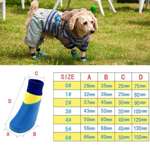Pet Dog Anti-slip & Waterproof Boots, 1 pair