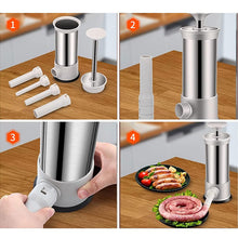 Load image into Gallery viewer, Sausage Stuffer with 4 Different Sizes Stuffing Tubes