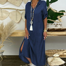 Load image into Gallery viewer, Women&#39;s Plain Denim Dress
