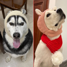 Load image into Gallery viewer, Dog Ear Muffs Noise-Protection Knitted Hat