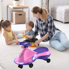 Load image into Gallery viewer, Children’s Ride-On Swing Car (with music and LED wheels)