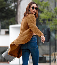 Load image into Gallery viewer, Long Sleeve Faux Fur Cardigan