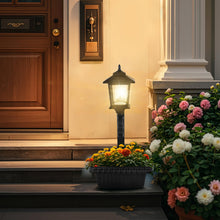 Load image into Gallery viewer, Soldrevet blomsterpotte gatelys