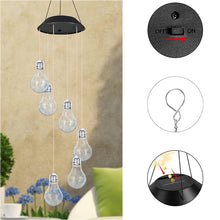 Load image into Gallery viewer, Solar-Powered LED Wind Chime Light